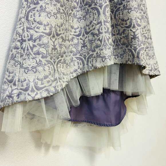 Oshkosh Girl's Fit & Flare Floral Dress Sleeveless Low-High Princess Holiday 5T - Picture 9 of 13